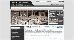 Desktop Screenshot of nickosew.com